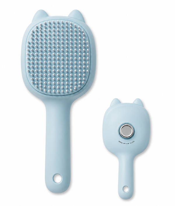 Groom™ - One click cleaning brush